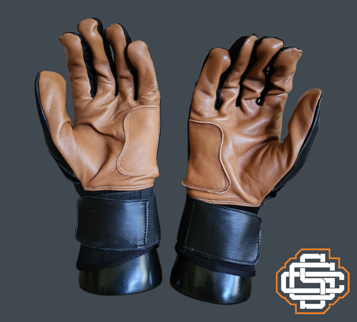 Sandlot Batting Gloves Long Cuff Black Sandlot Custom Gloves