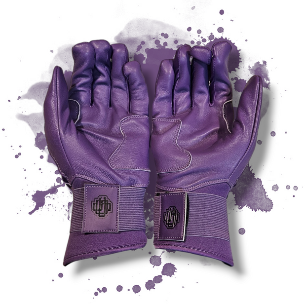 Purple softball batting gloves on sale