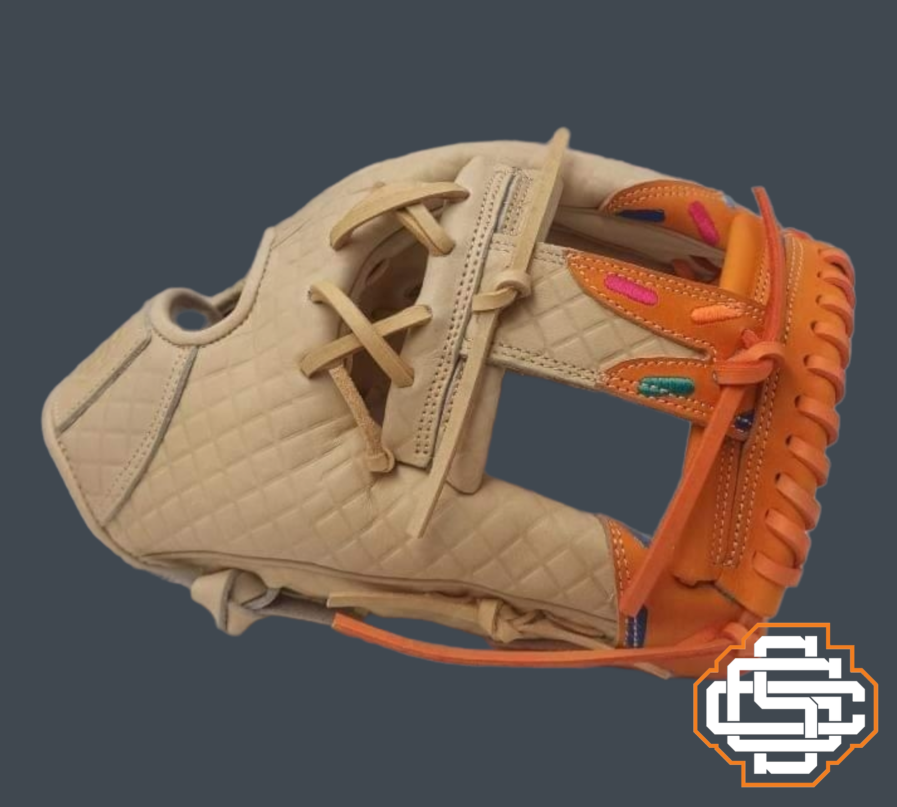 Orange Sherbet Ice Cream Cone Glove – Sandlot Custom Gloves