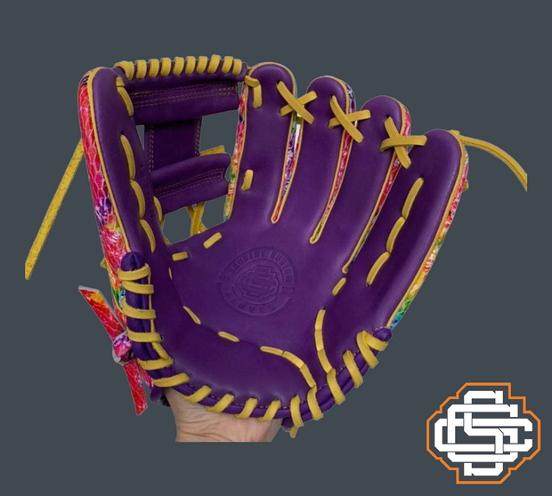 Rainbow baseball glove on sale