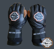 Sandlot Batting Gloves Long Cuff - Black